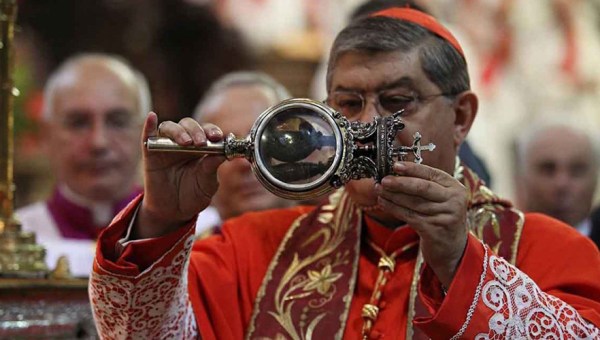 Milagre do sangue de São Januário em 19 de setembro de 2022
