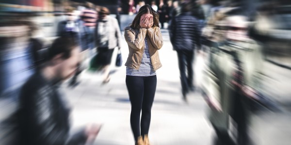 Ansiedade é a mente indo mais rápido que a vida