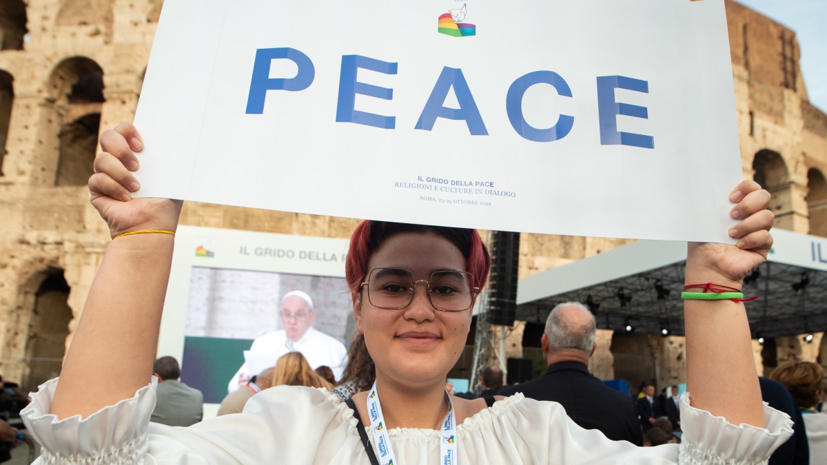 Pope Francis religious leaders Colosseum international peace summit -The Cry for Peace