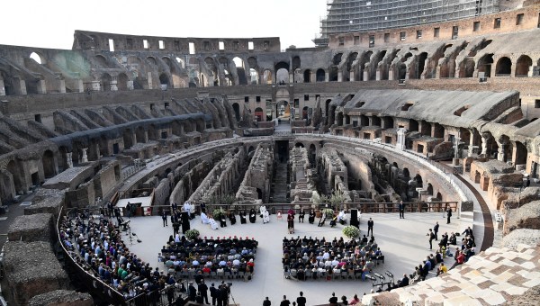 Pope Francis religious leaders Colosseum international peace summit -The Cry for Peace