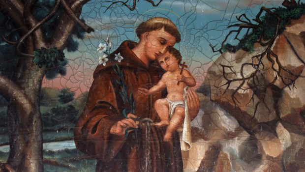 Święty Antoni z Padwy z Dzieciątkiem Jezus