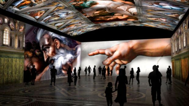 Instalações da mostra montada no MIS Experience