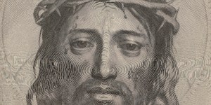 Uma impressionante Santa Face de Cristo