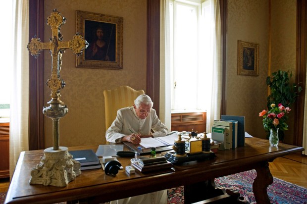 Papa Bento XVI em Castel Gandolfo