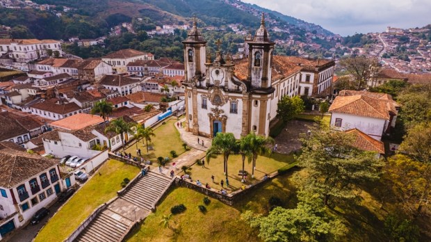Cidade de Ouro Preto, Brasil.