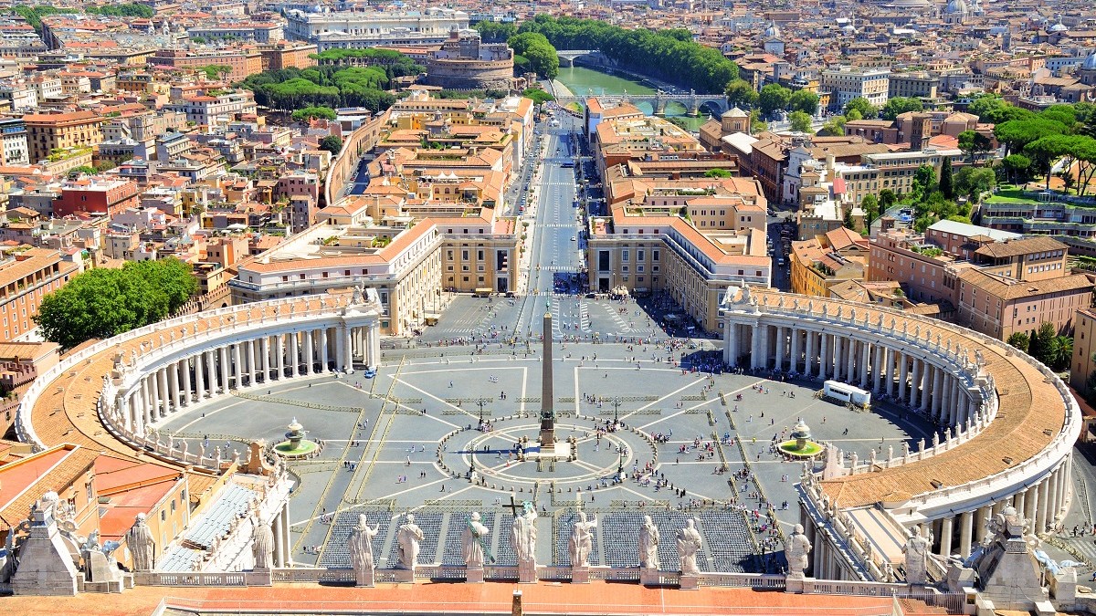 Praça de São Pedro no Vaticano
