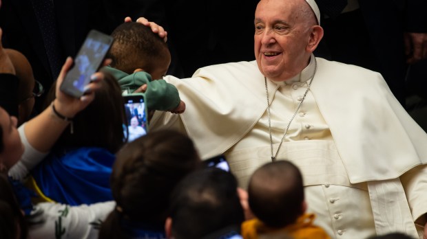 Pope Francis audience to refugees who arrived under humanitarian corridors programme