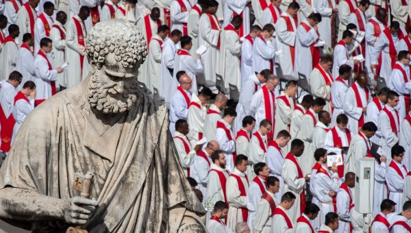 Pope Francis presides over the celebration of the Palm Sunday 2023