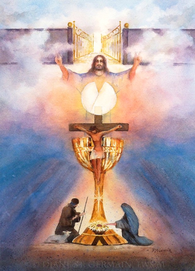 A Eucaristia: A Verdadeira Presença de Jesus Cristo, de Diane St. Germain LWS-M