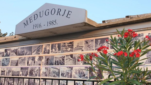 Mural em Medjugorje