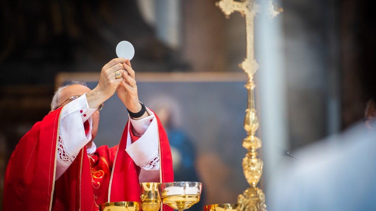 Mass for France celebrated by Cardinal Dominique Mamberti