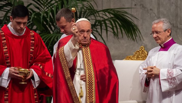Pope Francis celebrates Pentecost mass on May 28 2023