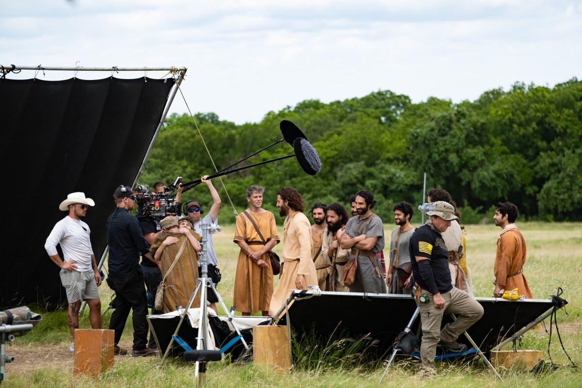 Filmagens da série "The Chosen"