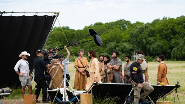 Filmagens da série "The Chosen"