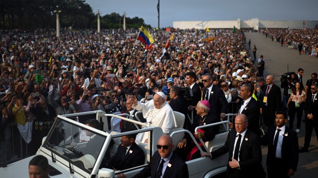 Pope Francis - Holy Rosary prayer-Chapel of Apparitions - Sanctuary of Our Lady of Fatima