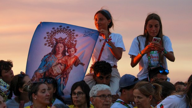 Pope Francis presides over World Young Day vigil with young people in Tejo Park, Lisbon