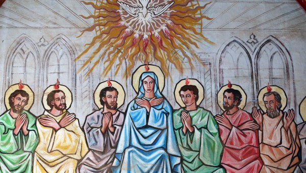 María y los apóstoles