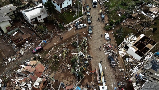 ciclone extratropical no Sul do Brasil
