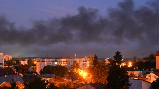 Ataque com drones em Lviv, Ucrânia