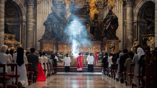 mass in St. Peter's Basilica on the occasion of the unveiling of the statue of St. Andrew Kim Tae-gon, the first Korean-born Catholic priest