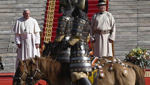 MONGOLIA-VATICAN-DIPLOMACY-RELIGION-POPE