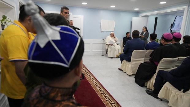 Papa Francisco em Ulaanbaatar
