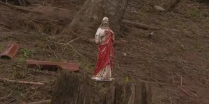 Seminarista divulga imagem do Sagrado Coração intacta após tragédia no RS