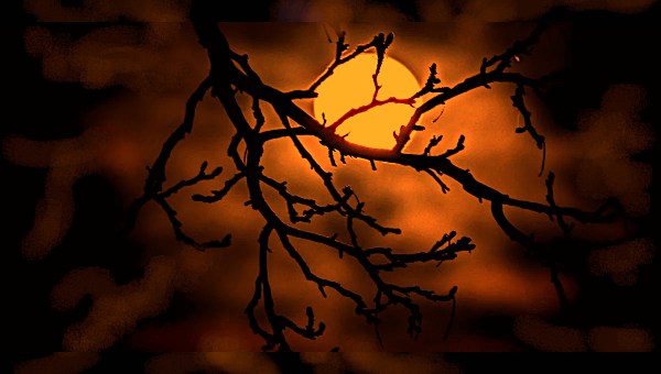 Late night full moon