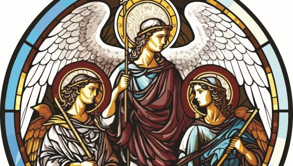 Santos arcángeles Miguel, Gabriel y Rafael