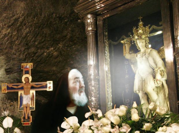 Padre Pio e São Miguel