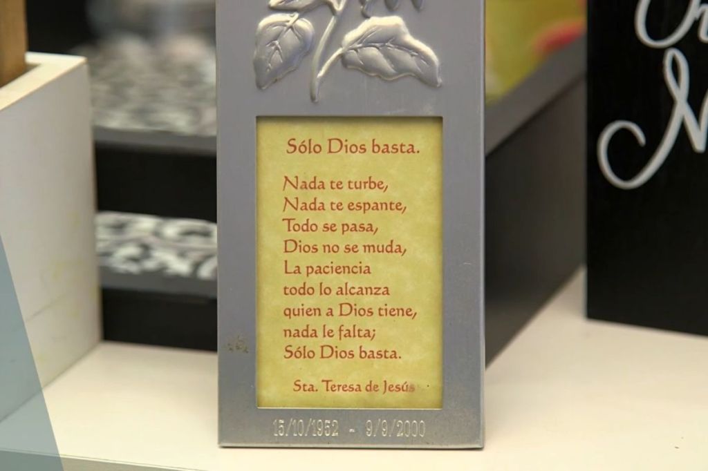 Poema de Santa Teresa em espanhol