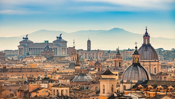 Vista aérea de Roma