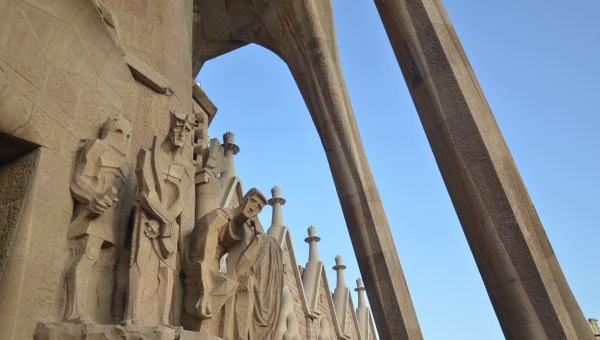 The Sagrada Familia, is a huge Roman Catholic basilica in Barcelona, Spain designed by Antoni Gaudi and is a UNESCO World Heritage Site.