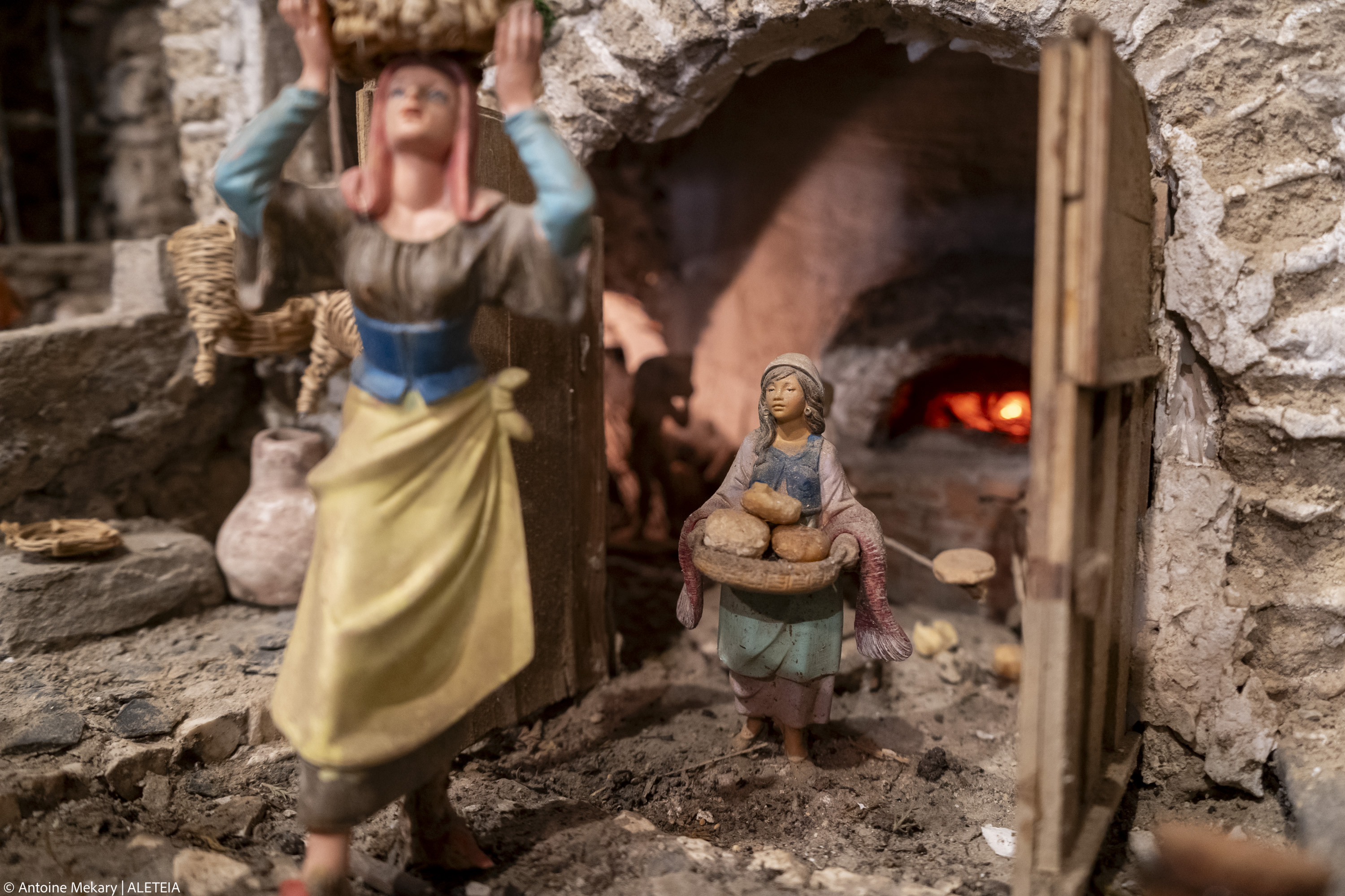 O presépio em Roma criado por um gari que João Paulo II admirava