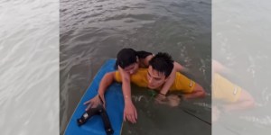 Atleta olímpico brasileiro resgata jovem no mar e agradece a Deus