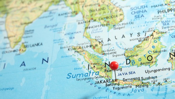 Jakarta Indonesia map