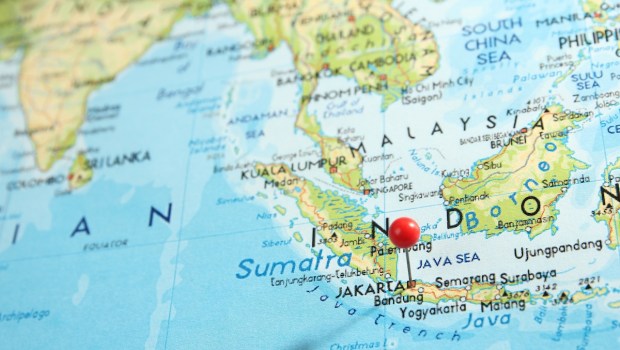 Jakarta Indonesia map