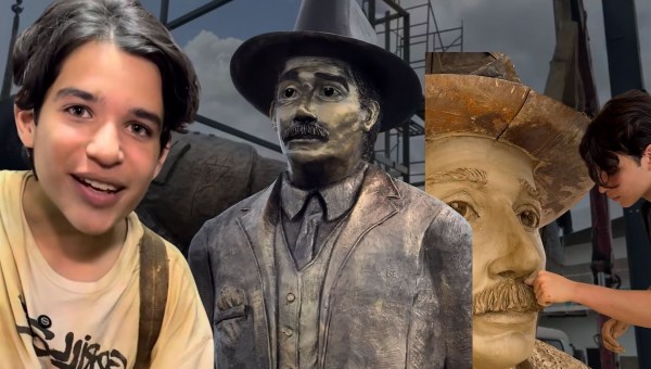 Corner Item Image - Adolescente cria estátua gigante de médico-santo que será canonizado