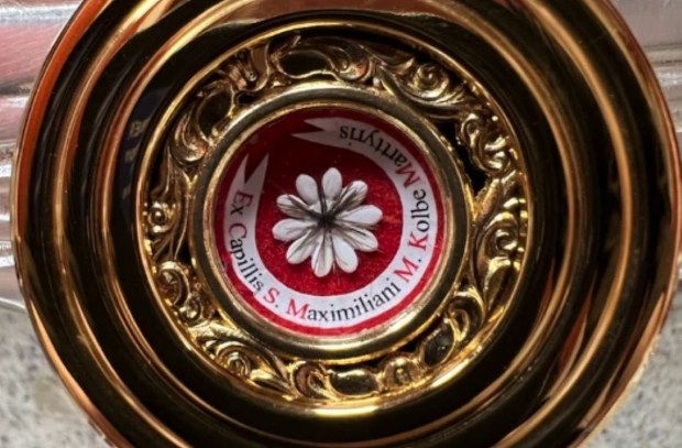 Reliquia, san Maximiliano María Kolbe, santos, Auschwitz, mártir