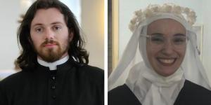 Ele seminarista, ela noviça carmelita: Laís e Jackon, do hábito ao altar