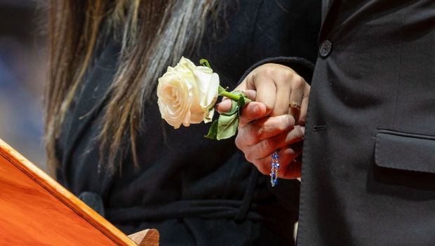 funeral victimas del accidente de trenes, discurso de Liliana Sáenz