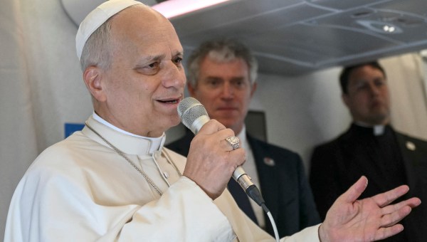 pope-leo-xiv--equatorial-guinea's-malabo-international-airport-africa-afp-