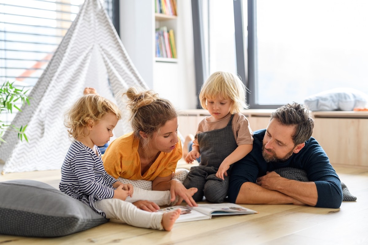 leer cuento en familia