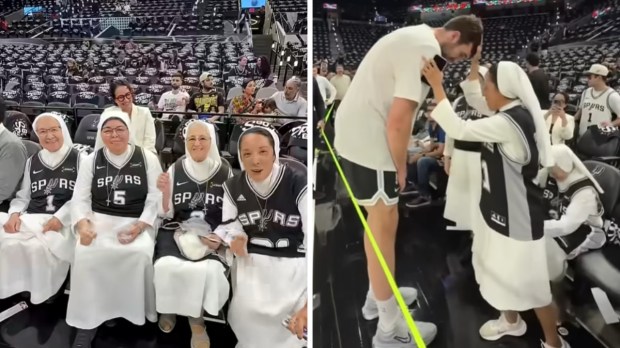 San Antonio Spurs nuns
