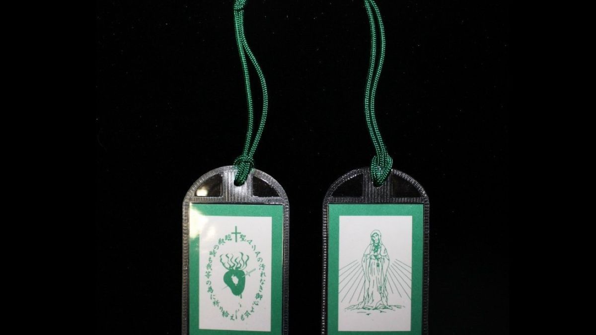 Escapulario verde, escapulario, Virgen María, apariciones marianas, sor Justina